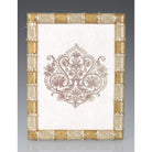 Jay Strongwater Pierce Striped 5" X 7" Frame - Golden, alternate view