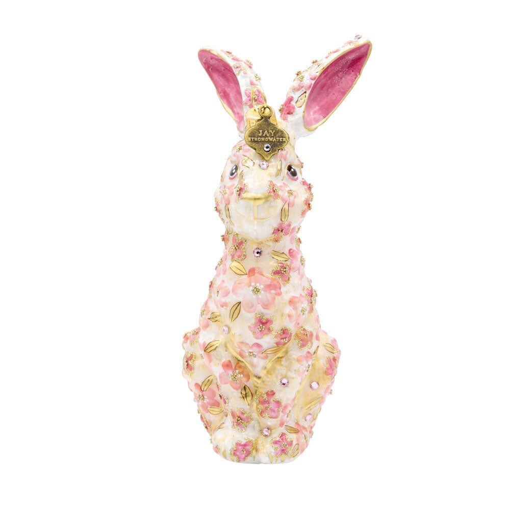 Jay Strongwater Pink Floral Hopper Ornament, alternate view