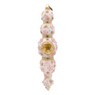 Jay Strongwater Pink Floral Icicle Ornament