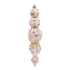 Jay Strongwater Pink Floral Icicle Ornament, alternate view