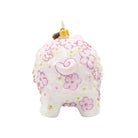 Jay Strongwater Pink Floral Piggy Ornament, alternate view
