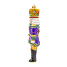 Jay Strongwater Poinsettia Nutcracker Ornament, alternate view