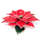 Jay Strongwater Poinsettia Objet Figurine, alternate view