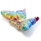 Jay Strongwater Rainbow Butterfly Glass Ornament, alternate view