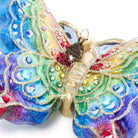 Jay Strongwater Rainbow Butterfly Glass Ornament, detail view
