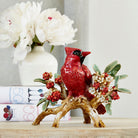 Jay Strongwater Red Cardinal on Branch Figurine, alternate view