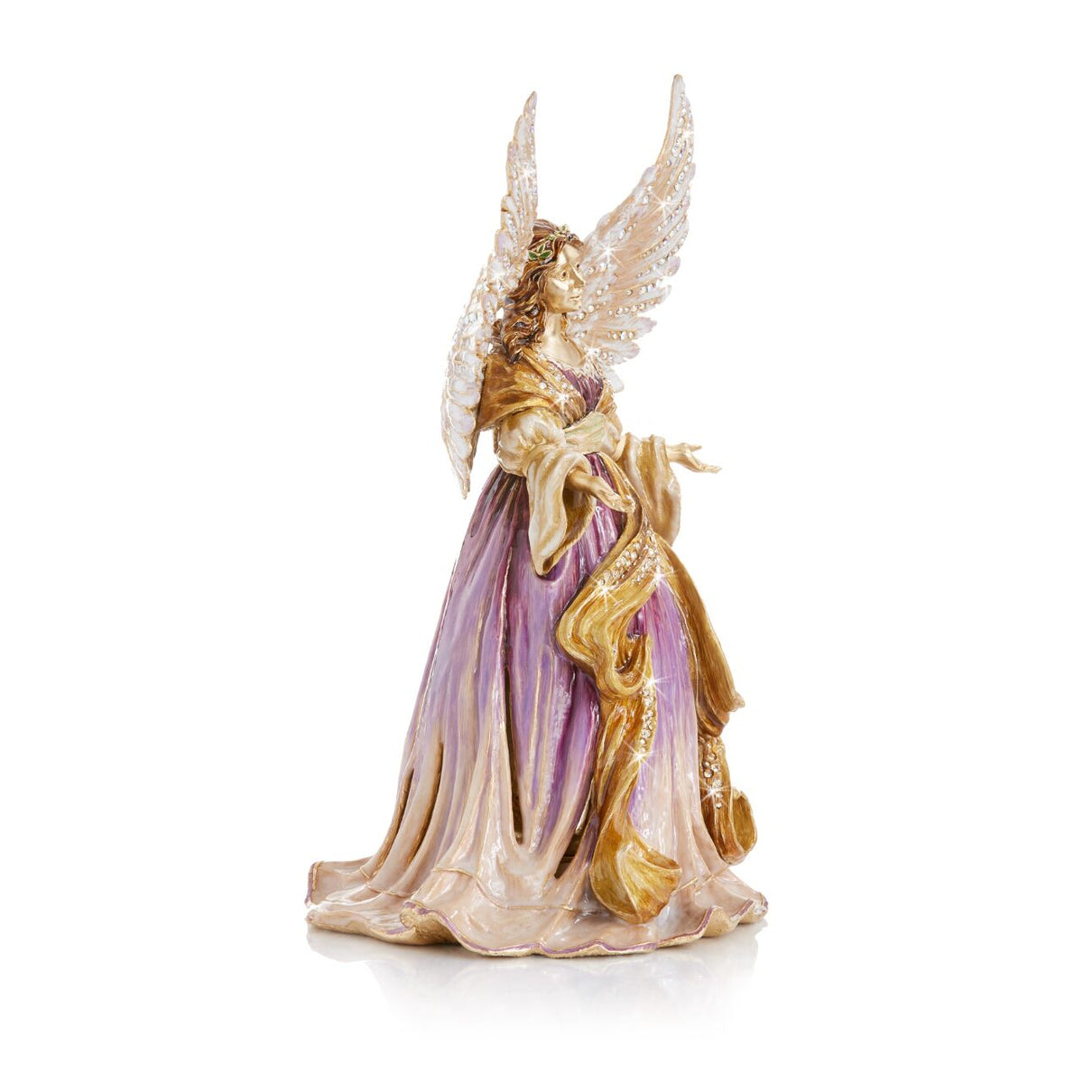 Jay Strongwater Renaissance Angel Musical Figurine, alternate view