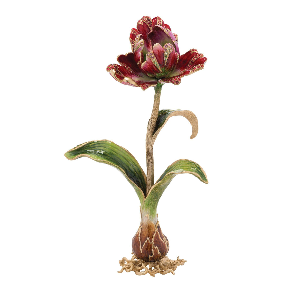 Jay Strongwater Renee Tulip Objet Figurine, alternate view