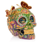 Jay Strongwater Rivera Skull with Butterflies Box, alternate view