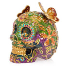 Jay Strongwater Rivera Skull with Butterflies Box, alternate view