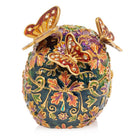 Jay Strongwater Rivera Skull with Butterflies Box, alternate view