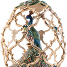 Jay Strongwater Roman Peacock Egg Objet Figurine, alternate view