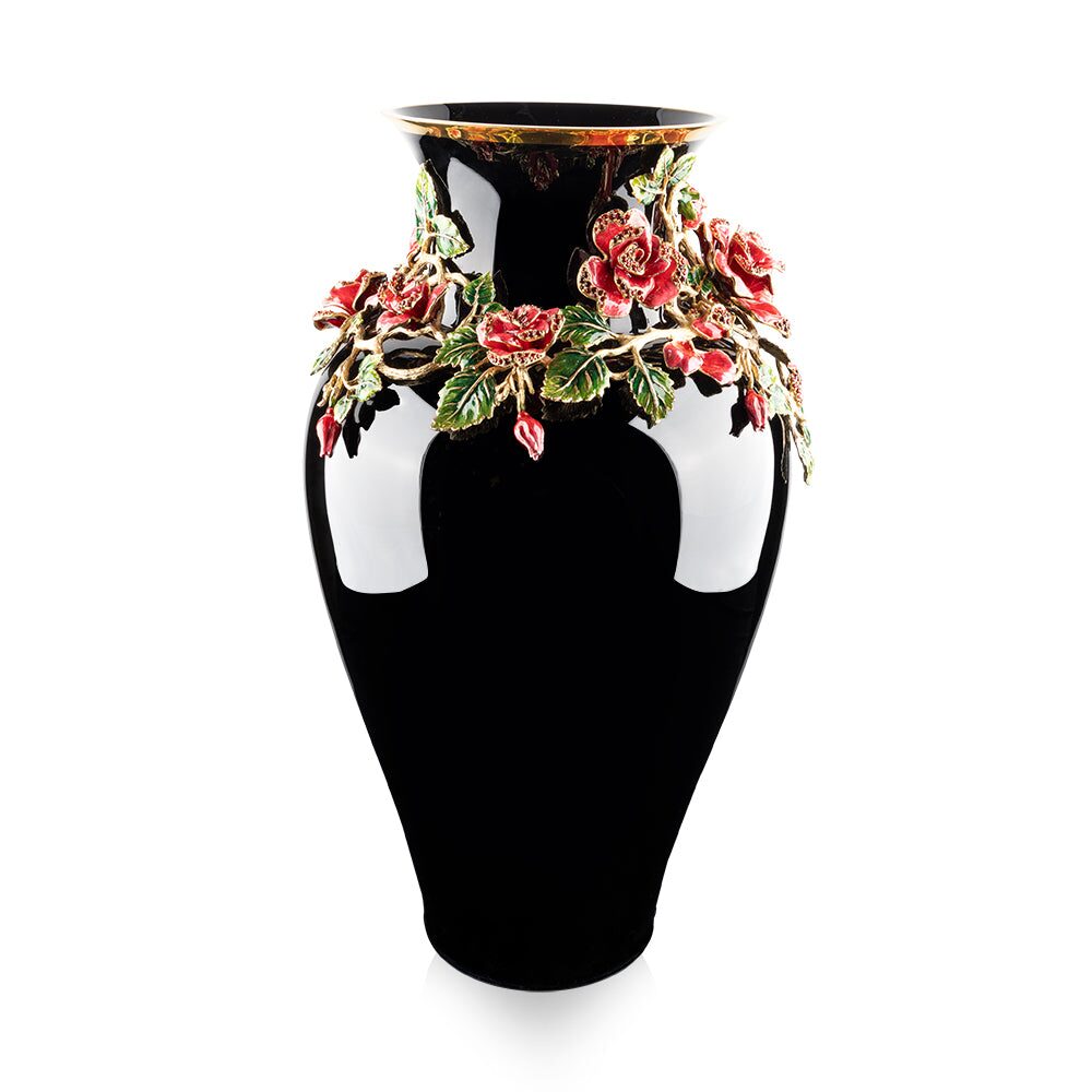 Jay Strongwater Rose Nightbloom Vase, alternate view
