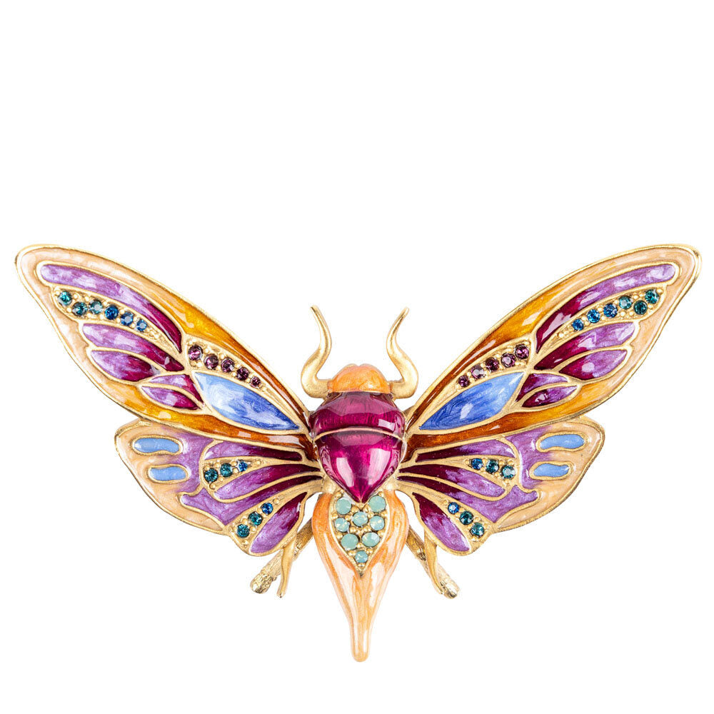 Jay Strongwater Rosey Moth Objet Figurine