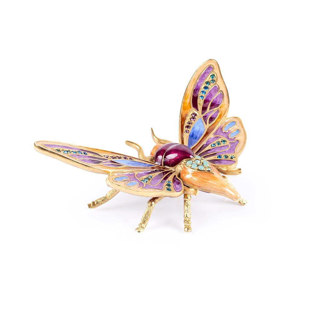 Jay Strongwater Rosey Moth Objet Figurine, alternate view