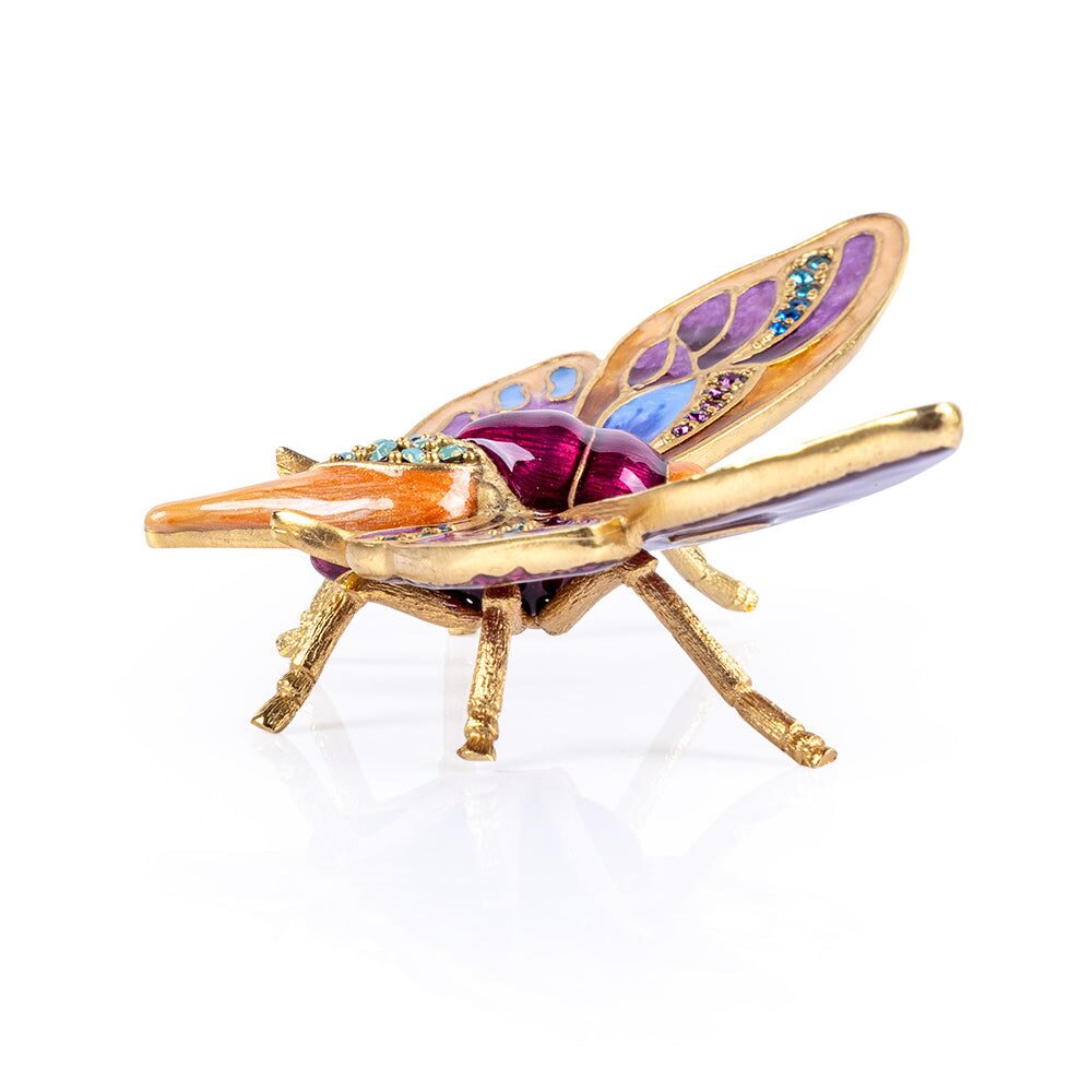 Jay Strongwater Rosey Moth Objet Figurine, alternate view