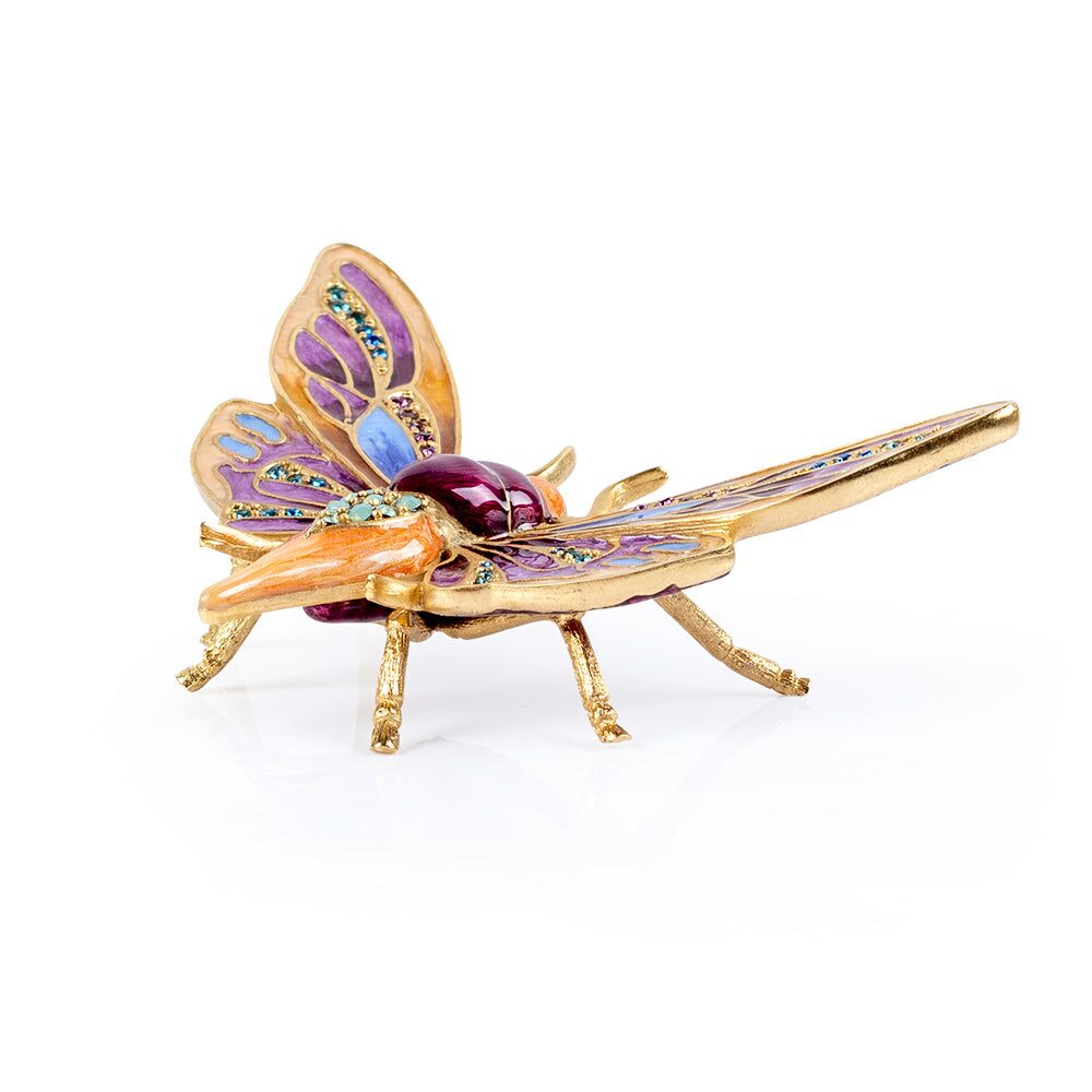 Jay Strongwater Rosey Moth Objet Figurine, alternate view
