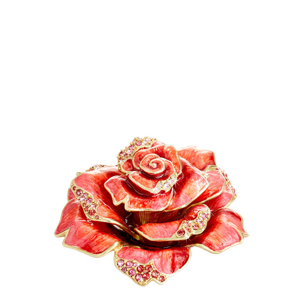 Jay Strongwater Rosie Rose Table Objet Figurine
