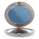 Jay Strongwater Rowan Classic Peacock Compact Handheld Mirror, alternate view