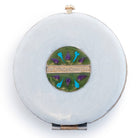Jay Strongwater Rowan Classic Peacock Compact Handheld Mirror, alternate view