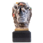 Jay Strongwater Rufus Rhino Bust with Butterflies Objet Figurine, alternate view