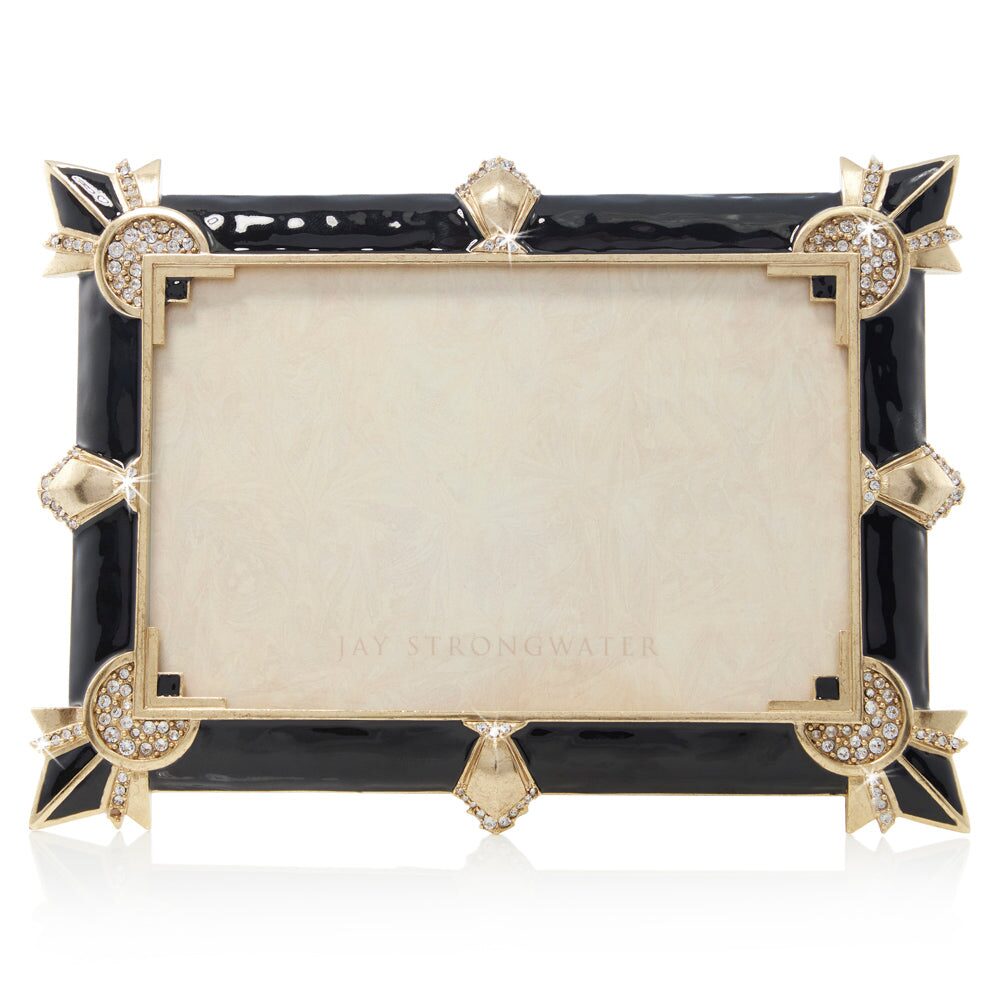 Jay Strongwater Ruth 4" X 6" Art Deco Frame, alternate view