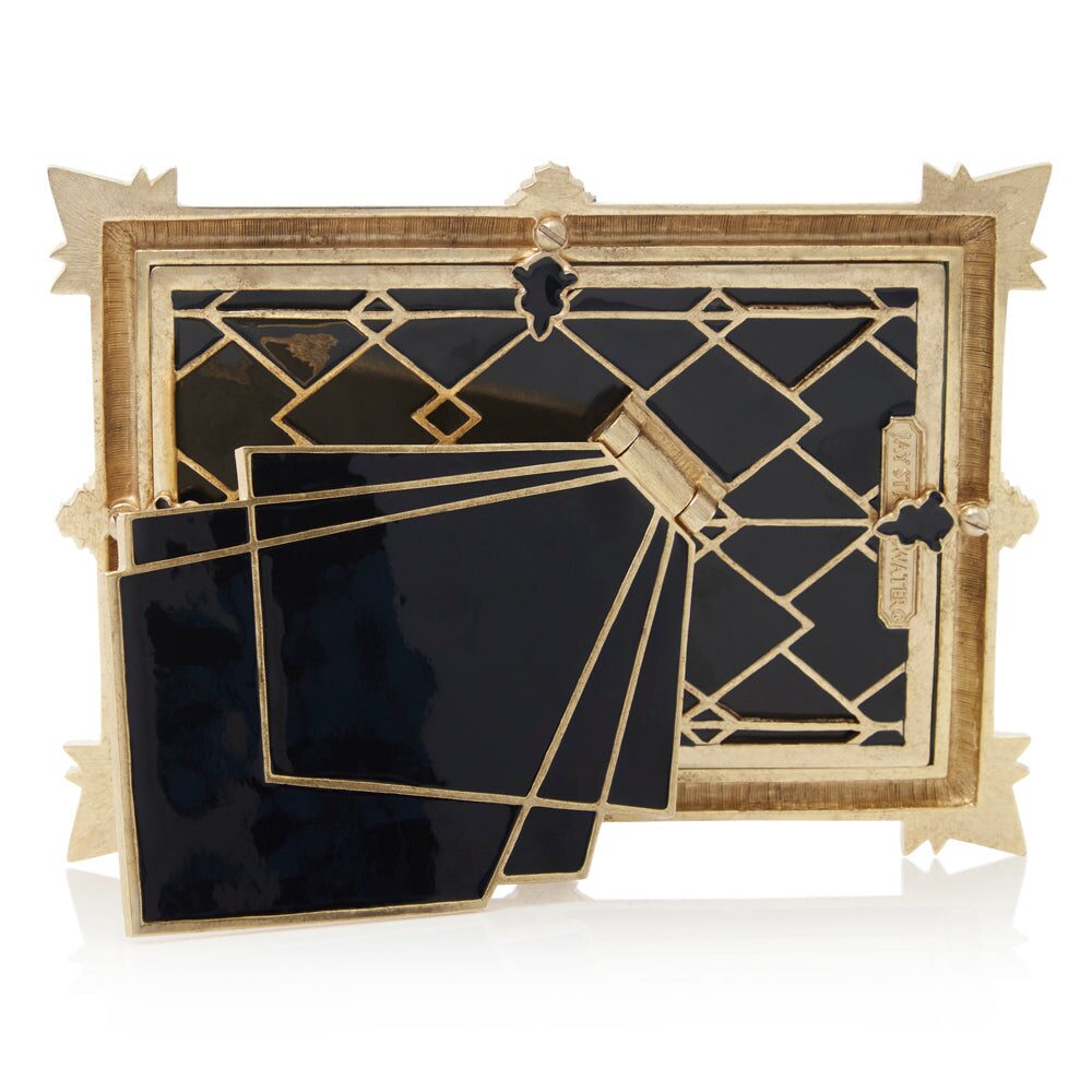 Jay Strongwater Ruth 4" X 6" Art Deco Frame, alternate view