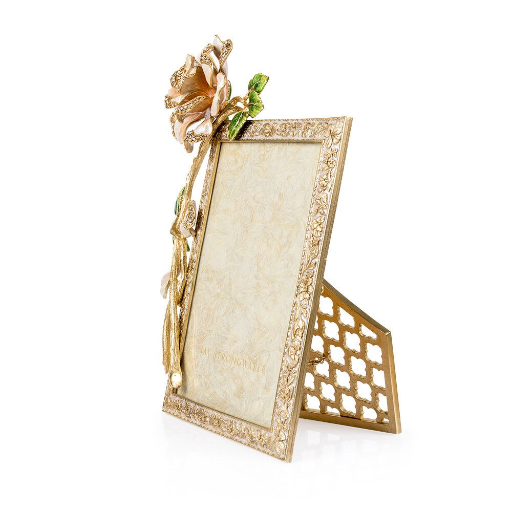 Jay Strongwater Rylee 5" X 7" Rose Frame, alternate view