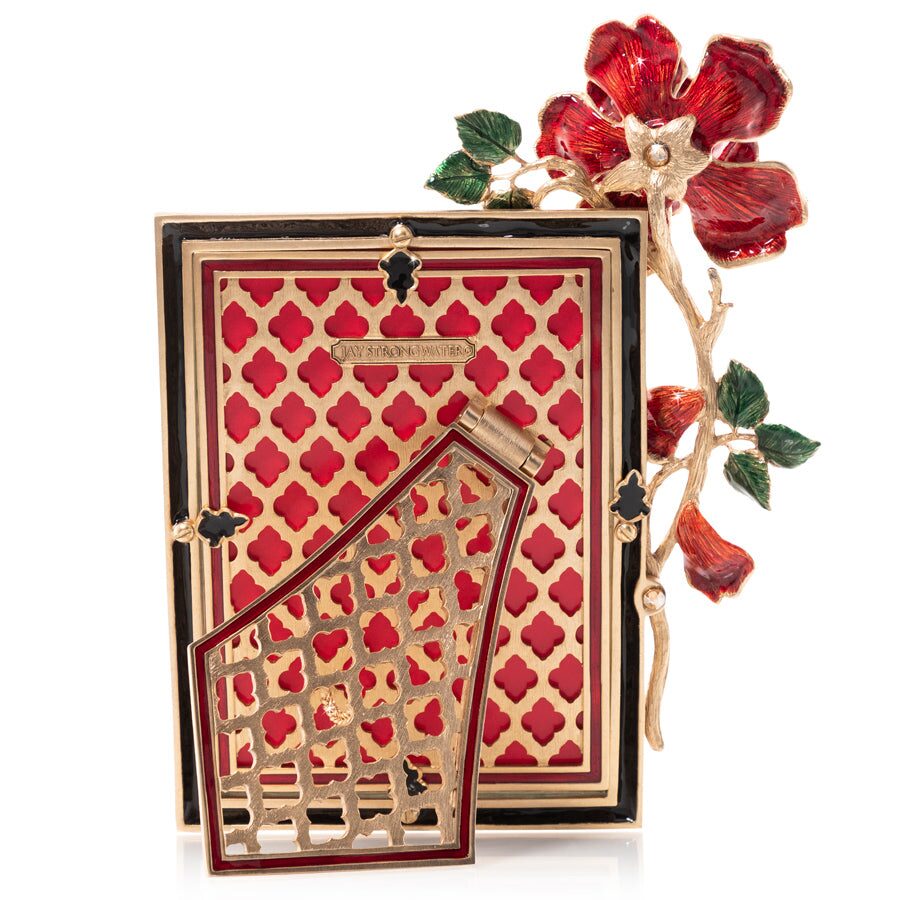 Jay Strongwater Rylee Night Bloom Rose 5" X 7" Frame - Jewel, alternate view