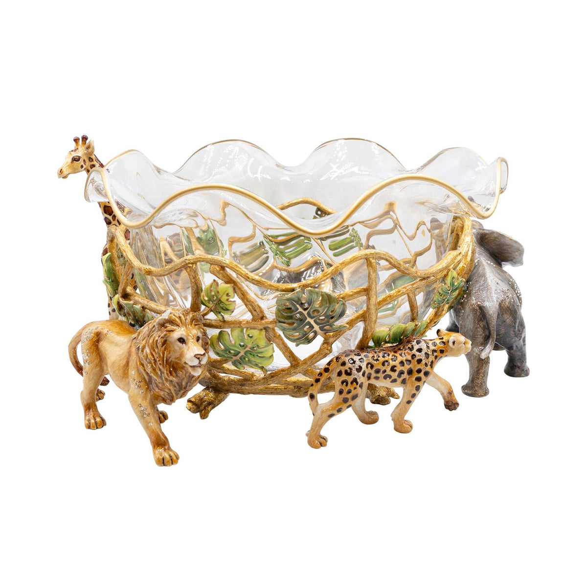 Jay Strongwater Shere Animal Parade Bowl, alternate view