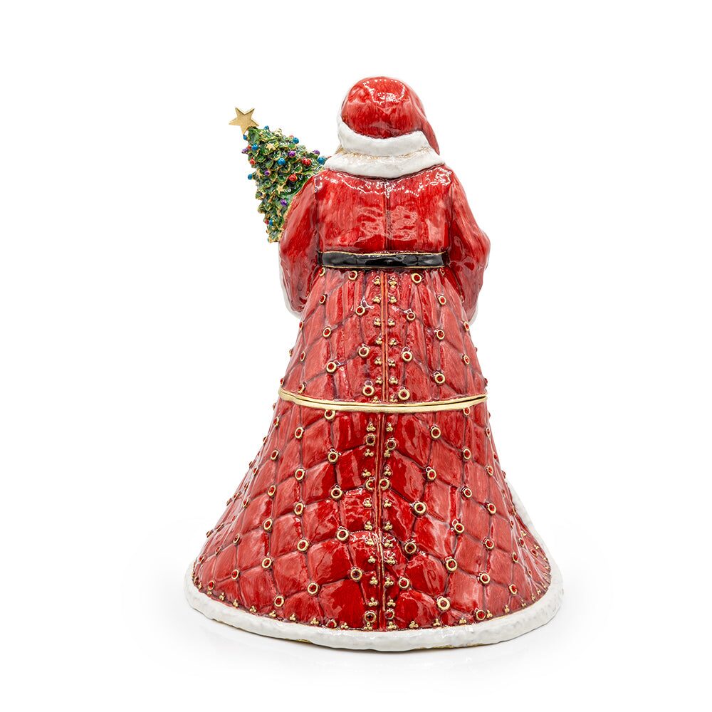 Jay Strongwater Sinterklaas Santa Container Decorative Box, alternate view