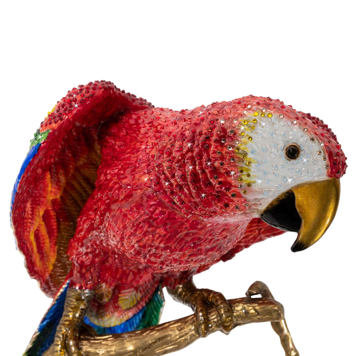 Jay Strongwater Skylar Macaw Figurine, alternate view