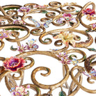 Jay Strongwater Sophia Floral Dining Table, alternate view