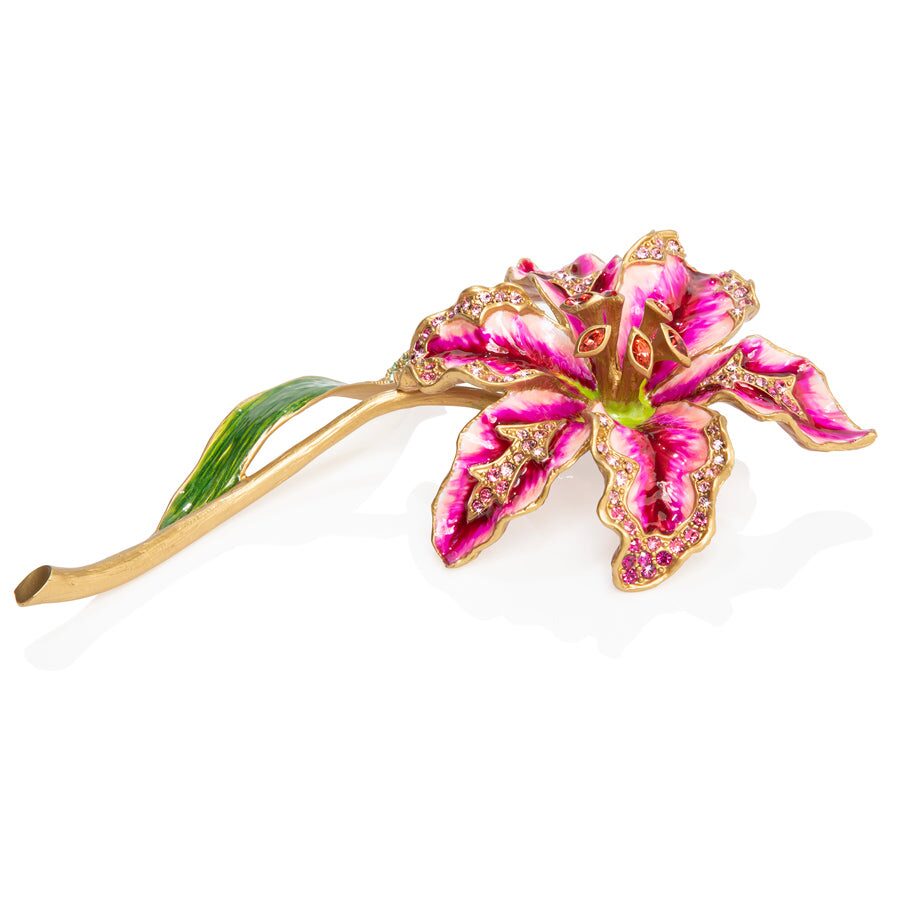 Jay Strongwater Stargazer Lily Objet Figurine, alternate view