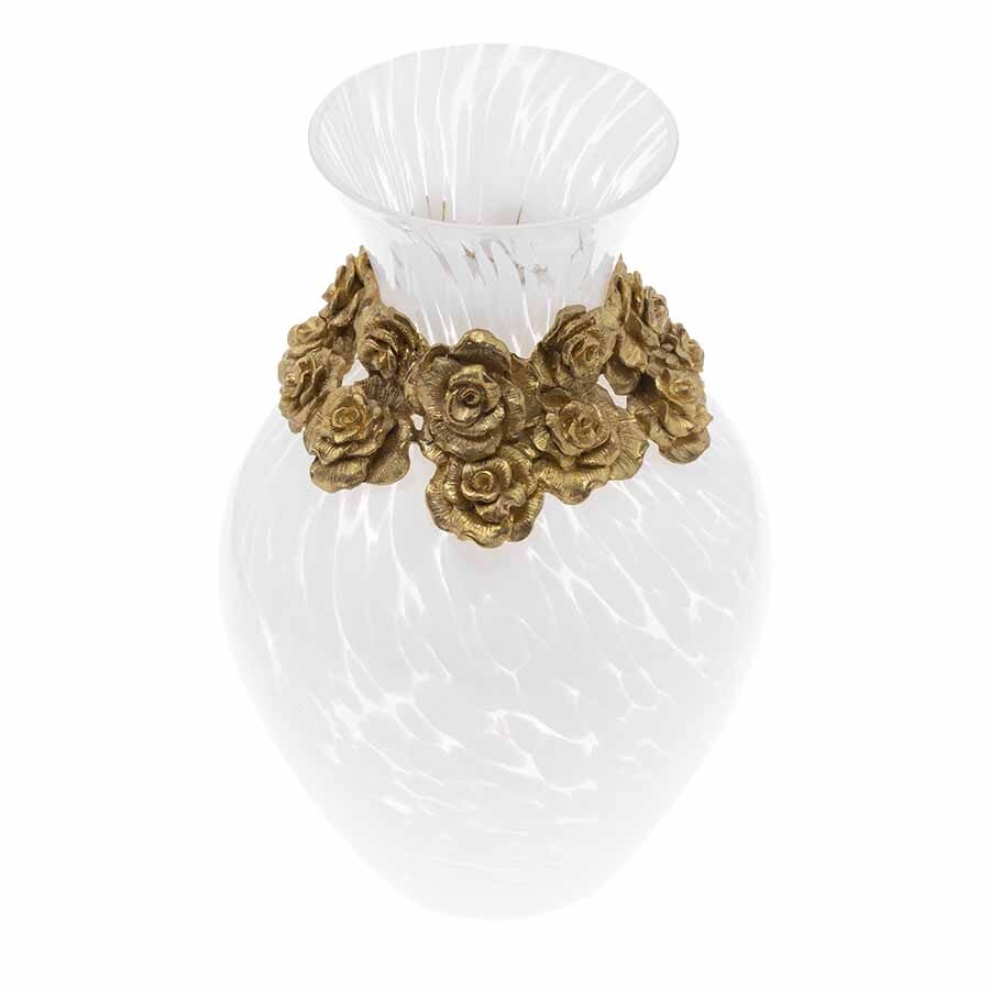 Jay Strongwater Suzanne Rose Vase, alternate view