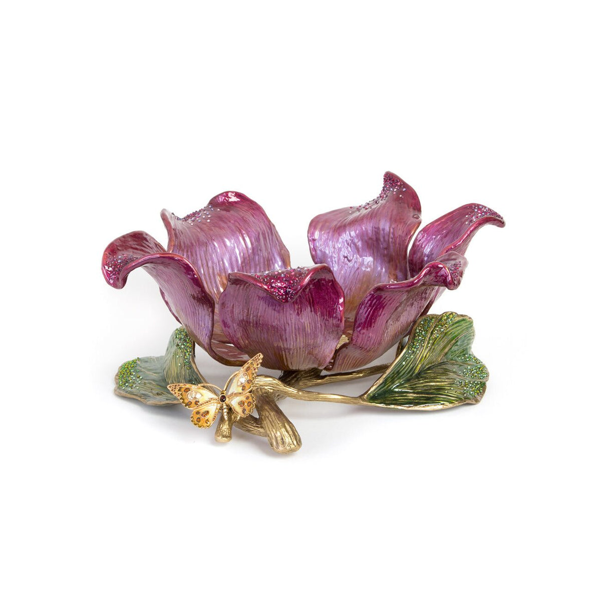 Jay Strongwater Sydney Large Flower Bowl - Bouquet, alternate view