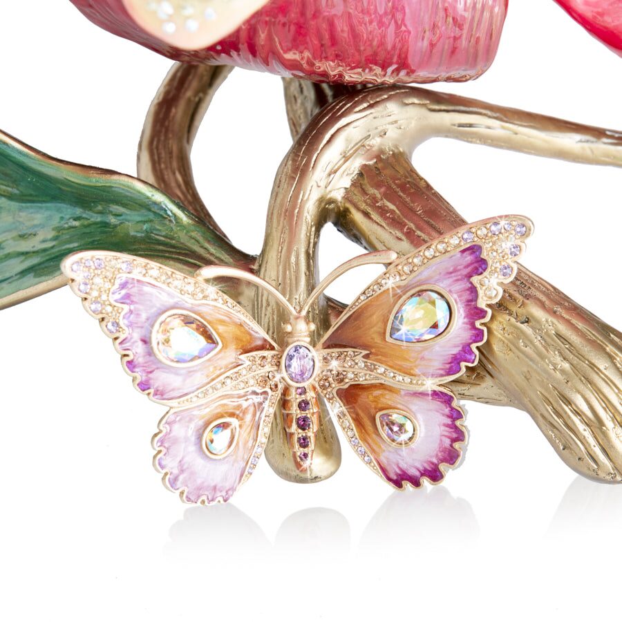 Jay Strongwater Sydney Large Flower Bowl – Flora, alternate view