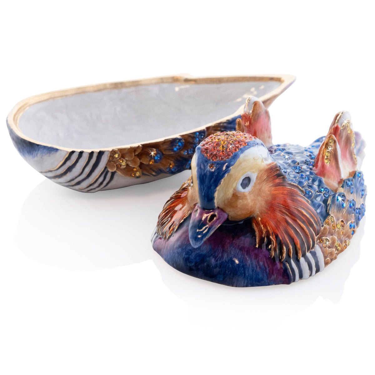 Jay Strongwater Tanner Mandarin Duck Box, alternate view