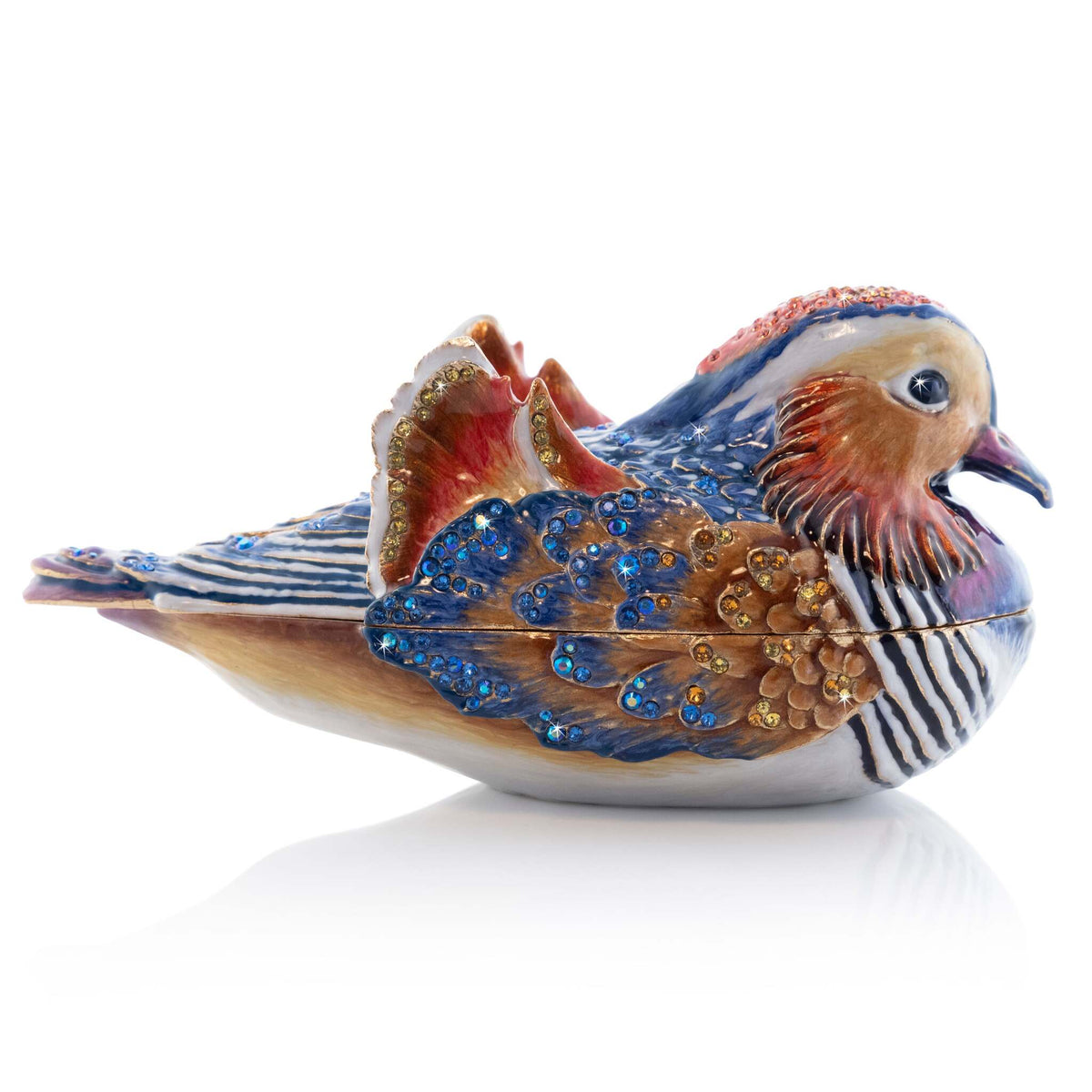Jay Strongwater Tanner Mandarin Duck Box, alternate view