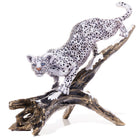 Jay Strongwater Terron Snow Leopard Descending Branch Figurine