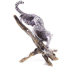 Jay Strongwater Terron Snow Leopard Descending Branch Figurine, alternate view