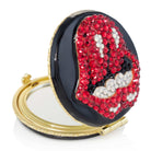 Jay Strongwater The Rolling Stones Compact Handheld Mirror, alternate view