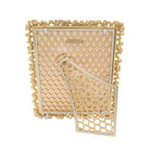 Jay Strongwater Theo Bejeweled 8" X 10" Frame - Baby Blue, alternate view