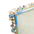 Jay Strongwater Theo Bejeweled 8" X 10" Frame - Oceana, alternate view