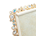 Jay Strongwater Theo Bejeweled 8" X 10" Frame - White Opal, alternate view