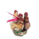 Jay Strongwater Three French Hens Glass Ornament