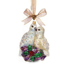 Jay Strongwater Two Turtle Doves Glass Ornament, alternate view
