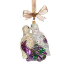 Jay Strongwater Two Turtle Doves Glass Ornament, alternate view