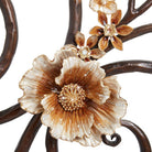 Jay Strongwater Vincenté Fireplace Screen - Gold & White, alternate view