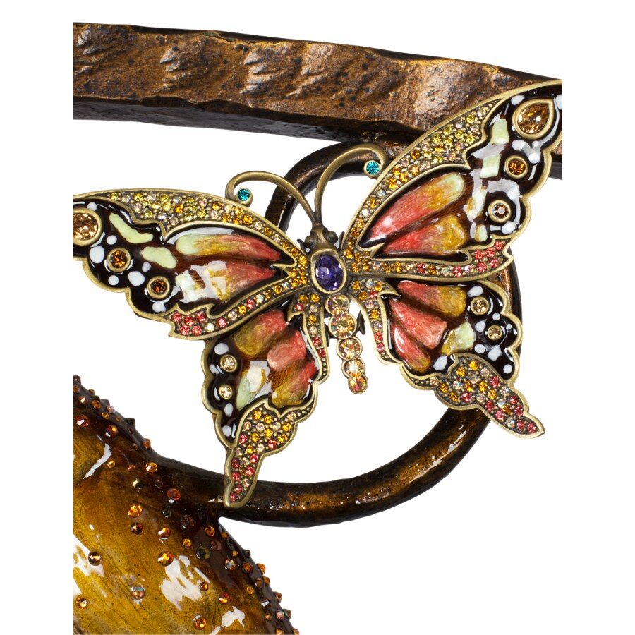 Jay Strongwater Vincente Fireplace Screen - Flora & Fauna, alternate view